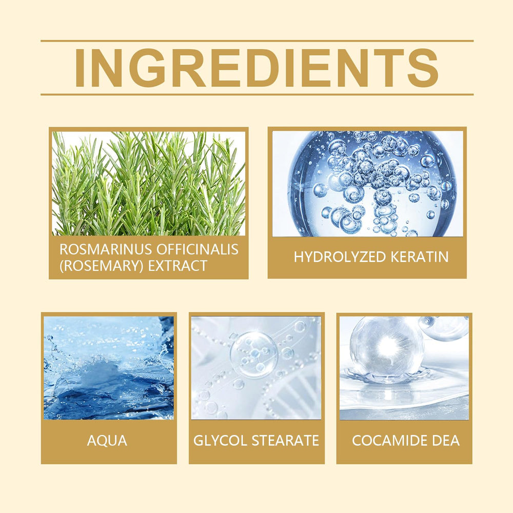 Lvjonya Rosemary Shampoo scalp-stimulation close-up emphasizing invigorating cleansing