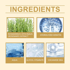 Lvjonya Rosemary Shampoo scalp-stimulation close-up emphasizing invigorating cleansing