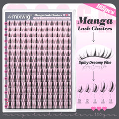 Lvmixwig textured lash clusters add depth and refined detail to makeup.