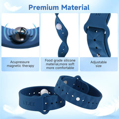 LYJEE Motion Sickness Bands arrive with a compact storage case for travel