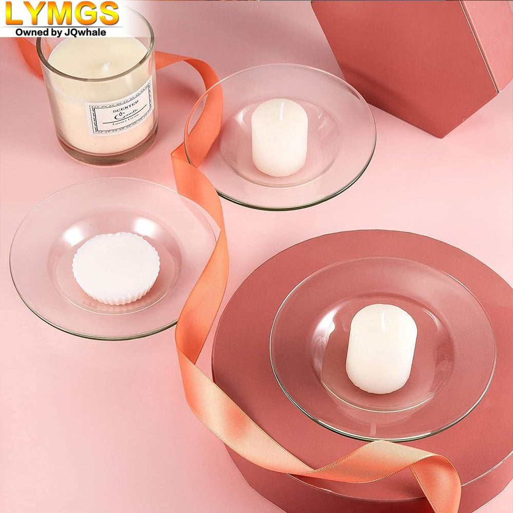 Easy-clean glass wax melt dish for diffusing essential oils, 115mm