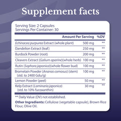 Lymph MD bottle angled view showing branding