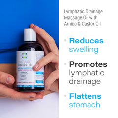 Product label displaying Arnica and cold-pressed Castor Oil