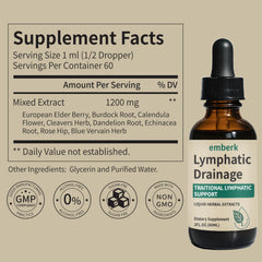Herbal lymphatic drops with Blue Vervain and Calendula
