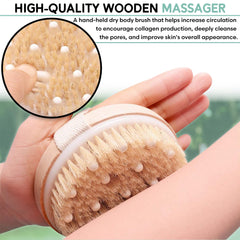 Lymphatic drainage massager leg and body roller