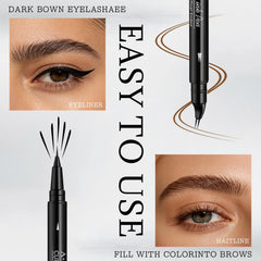 LYNEMOGA eyebrow pen microblade pencil creating hair-like strokes