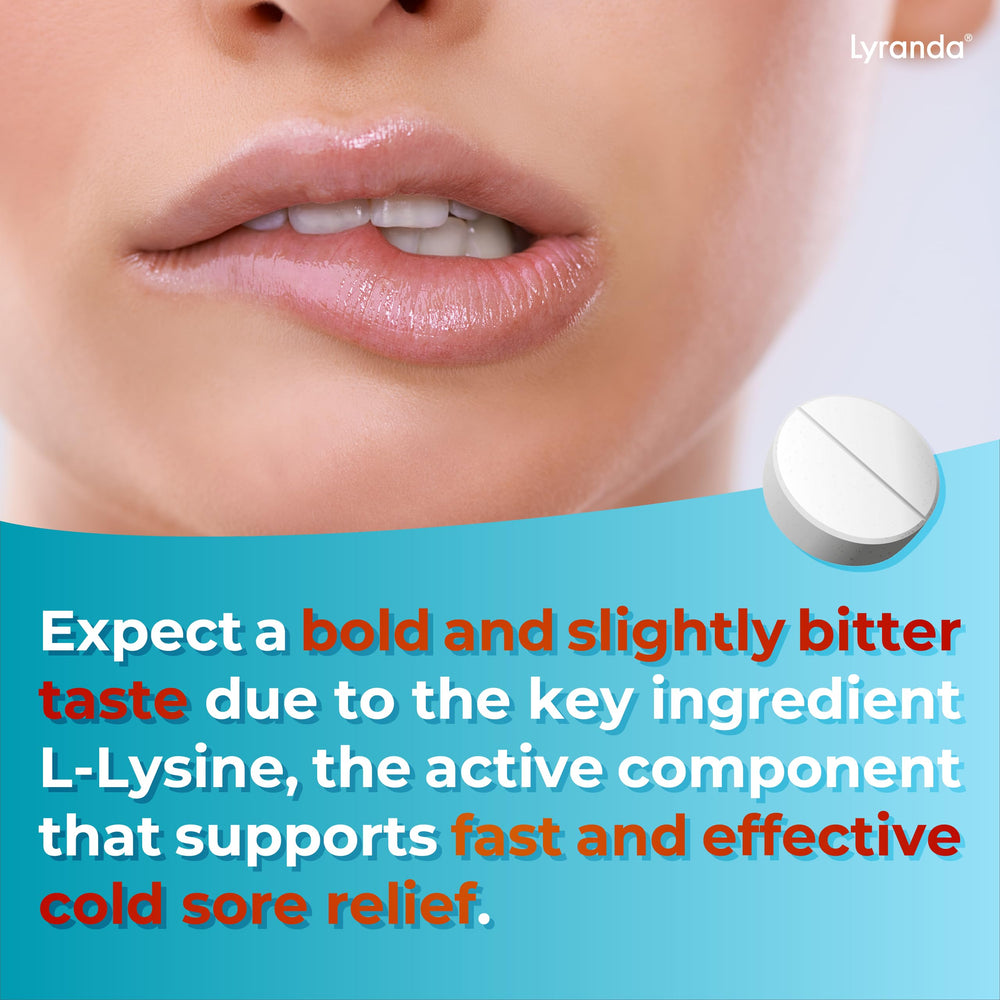 Lyranda Lysine packaging and labeling