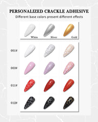 LYSdefeu crackle nail gloss oil finish protects cracks and boosts shine.