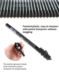 Soft-touch pencil from LYSdefeu enabling sharp, clean eyeliner application
