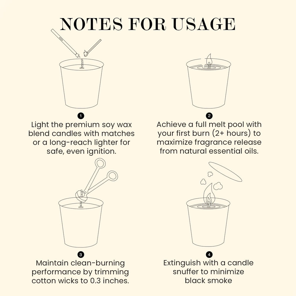 Gift-ready candle with elegant packaging