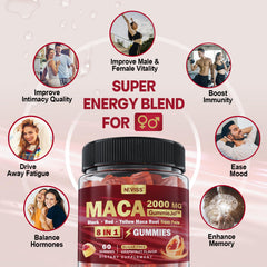 Gummies containing Ashwagandha, ginseng and zinc supplement ingredients