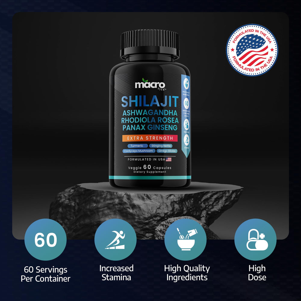 Supplement facts panel on bottle label