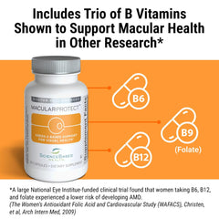 B vitamins B6, B12, and folate in MacularProtect AREDS 2