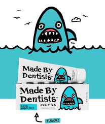 Made by Dentists Kids Shark Fluoride Toothpaste Watermelon 4.2oz 3-Pack - packaging