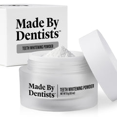 Jar of Made by Dentists Teeth Whitening Powder