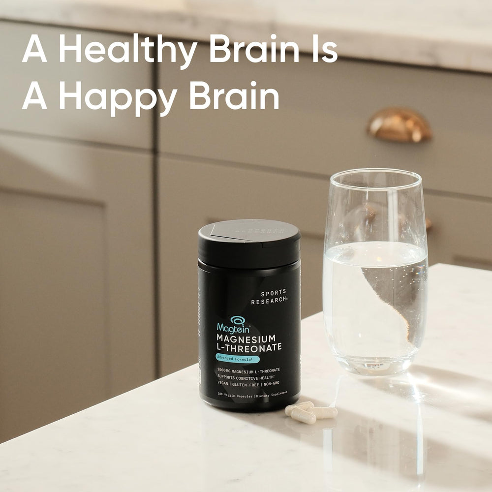 Brain health, sleep and mood support with Magtein magnesium L-threonate