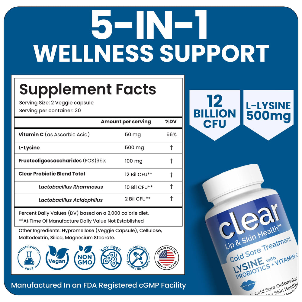 Made in USA in FDA-registered facility with vegan formula.