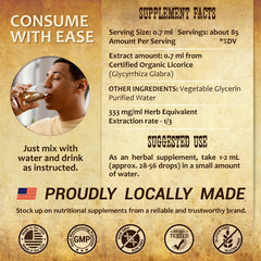 USA GMP-certified manufacturing facility label