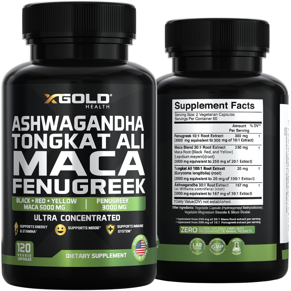 Made in USA label for herbal supplement