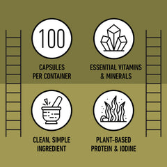 Made in USA packaging for kelp capsules