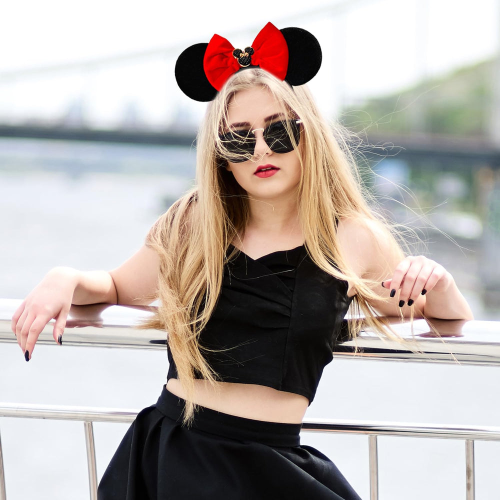 MADO mermaid mouse ears headband with shimmering finish for costumes