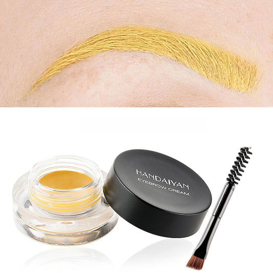 MAEPEOR 12-shade eyebrow pomade palette offering versatile colors for daily and cosplay looks.