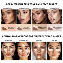 MAEPEOR cheekbone and jawline contour for natural definition