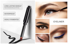 MAEPEOR Gel Eyeliner kit includes slim brush for precise lines.