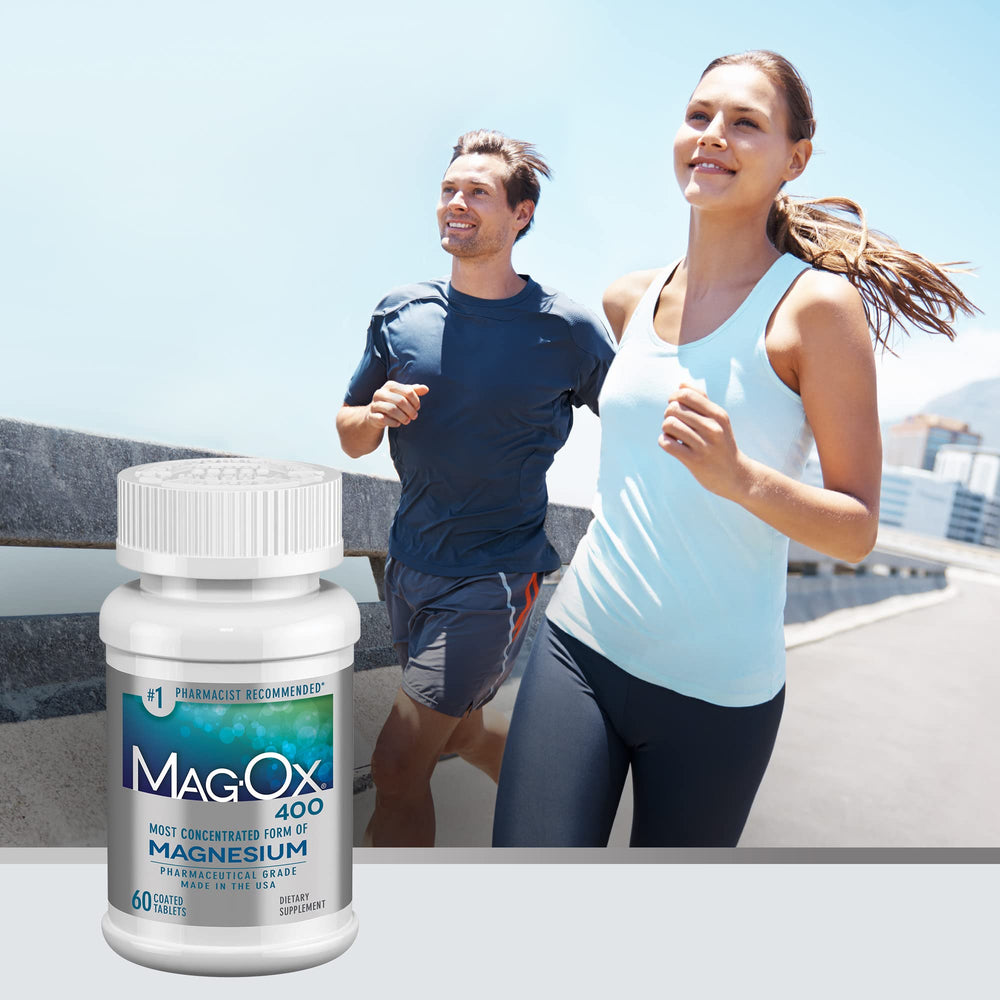Close-up of Mag-Ox 482 mg per 2-tablet dose information