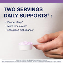 Close-up of MagActive Night Powder label highlighting ingredients