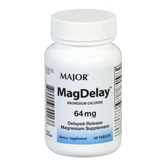 MagDelay Magnesium Chloride 64 mg delayed-release tablets bottle (60-count) - hero image