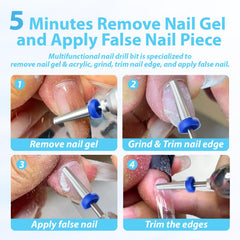 MagiBling R-cut edge safety top for smooth nail prep and reduced snag