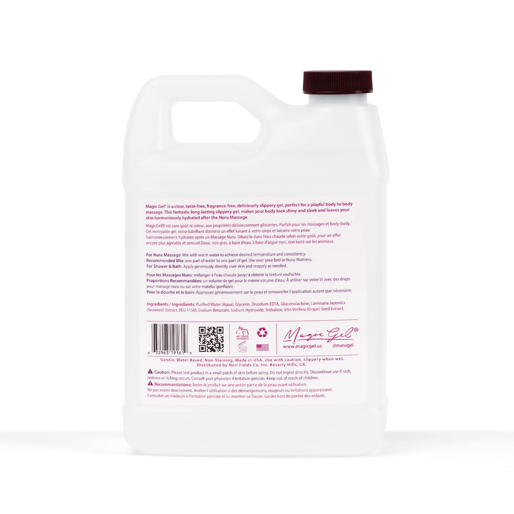 Packaging and branding for Magic Gel Nuru Massage Therapy Gel