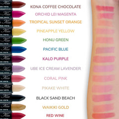 Magic Kiss lipstick being applied for instant color change