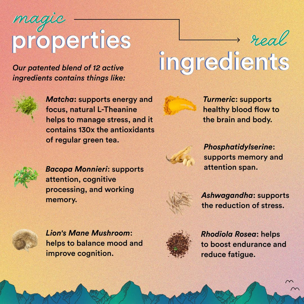 Magic Mind taste profile with subtle Agave sweetness