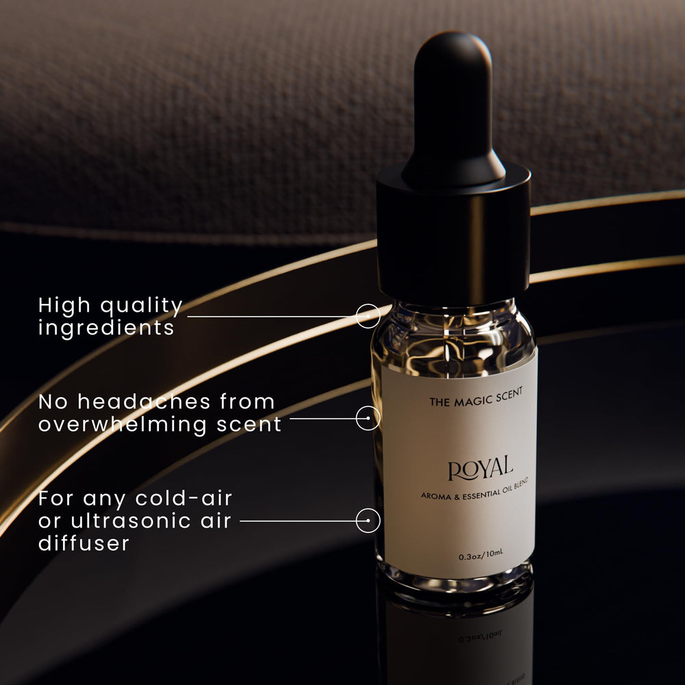 Royal Diffuser Oil bottle display inspired by Ritz Hotel London