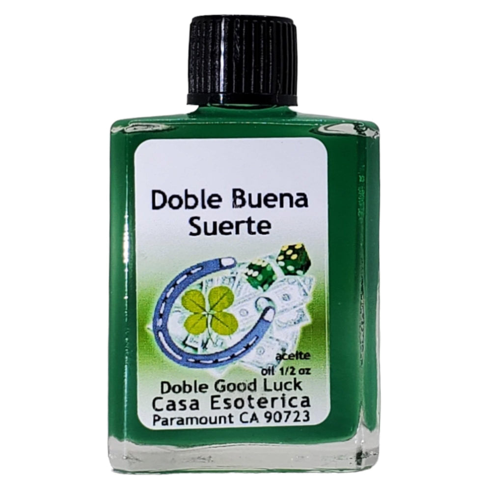 MAGICK SPACE Double Good Luck Oil bottle for attracting positive energy and luck.