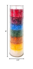 MAGICK SPACE Road Opener candle flame closeup shows colors and ambiance for mood and contemplation.