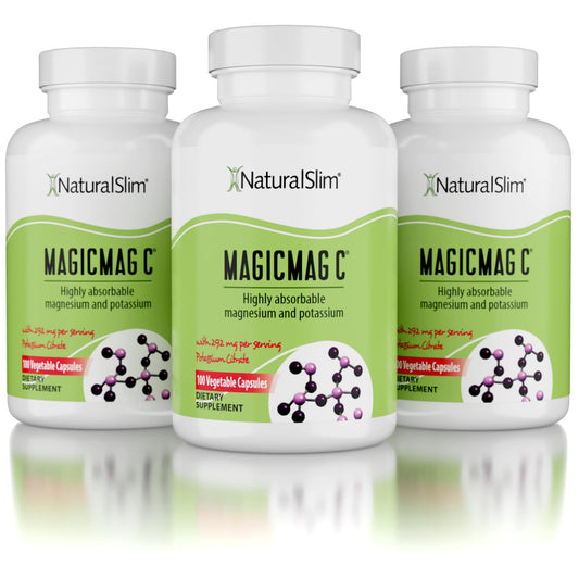 Bottle of MagicMag C by NaturalSlim on a white background