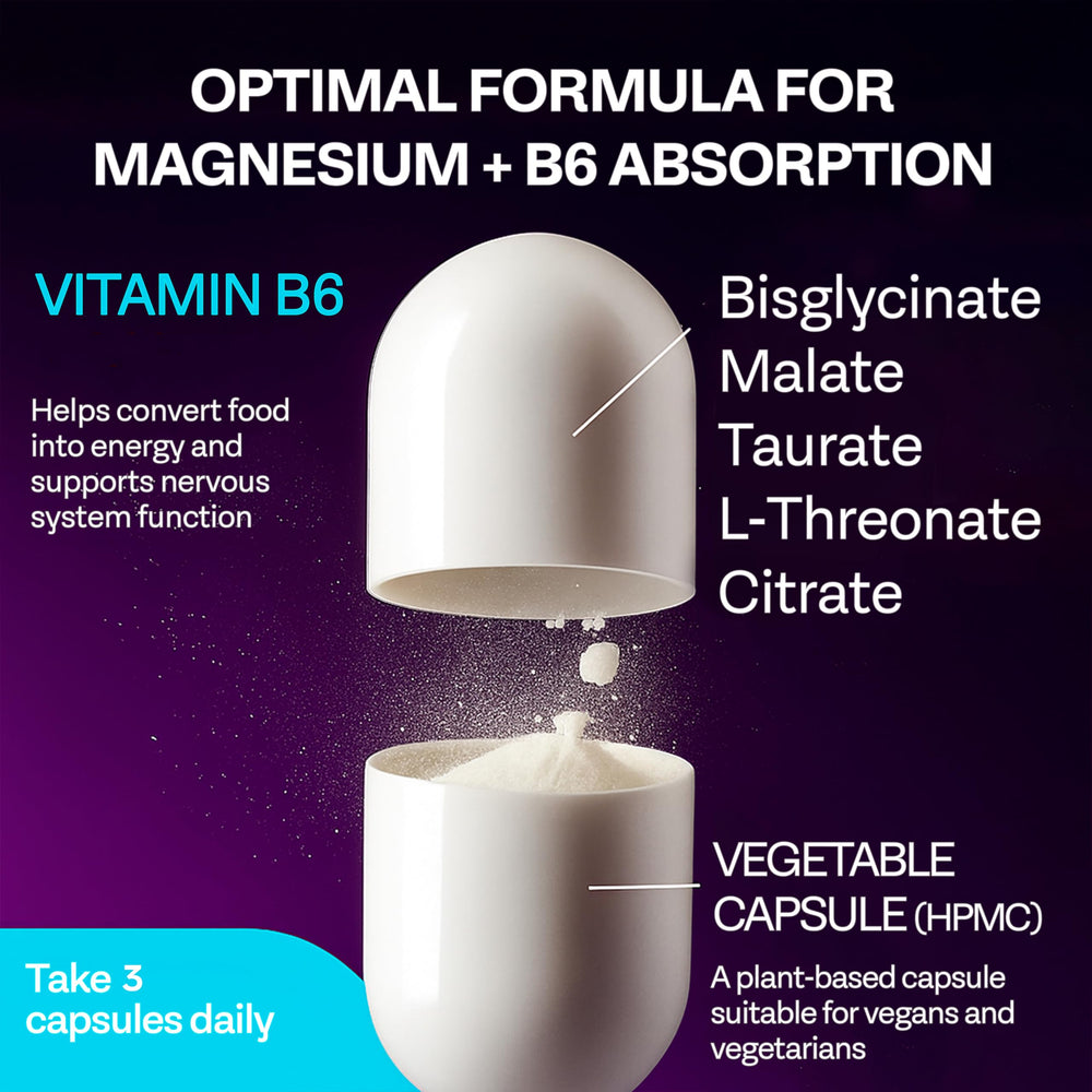 Ingredient highlights: magnesium threonate, malate, taurate, citrate