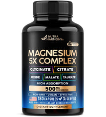 Label for Magnesium Supplement 5-in-1 Complex