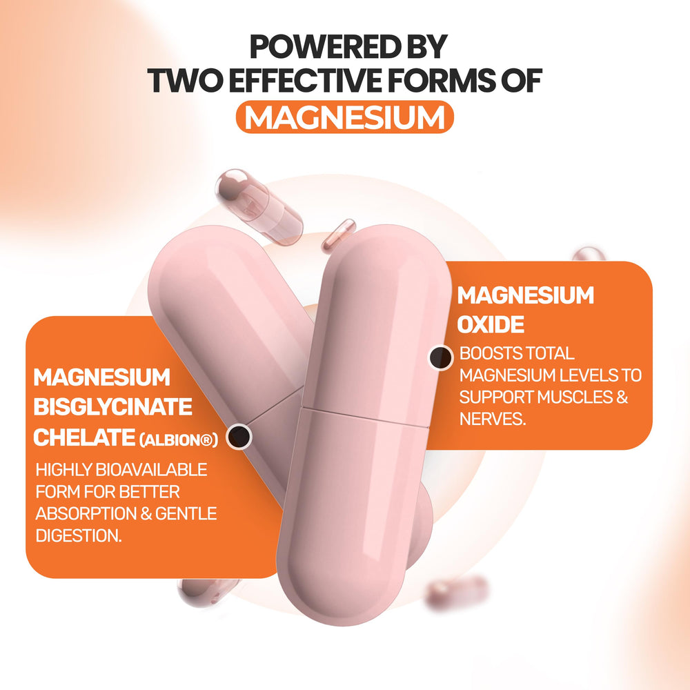 Magnesium Bisglycinate sleep-support capsules