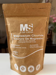 Box packaging with product name and weight