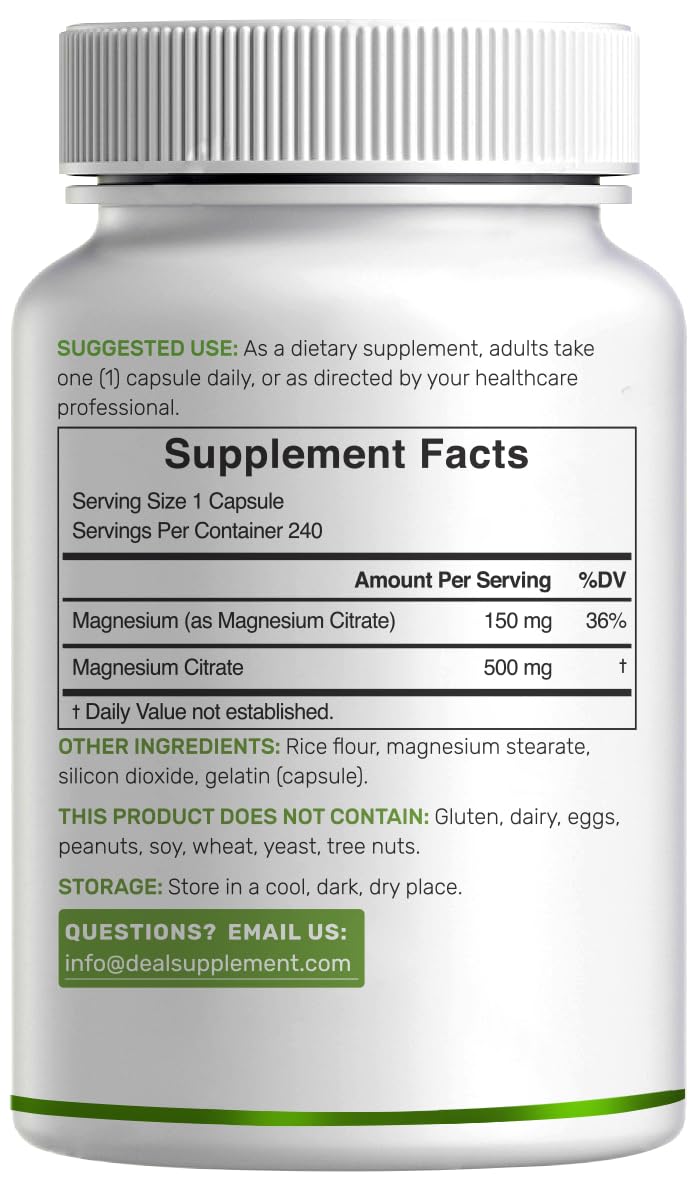 Serving size: one capsule per day