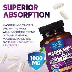 High absorption magnesium citrate capsules imagery