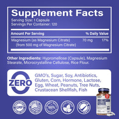 Digestive health illustration featuring magnesium citrate