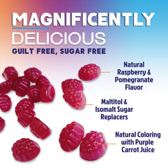 Product packaging for magnesium citrate gummies, 60-count