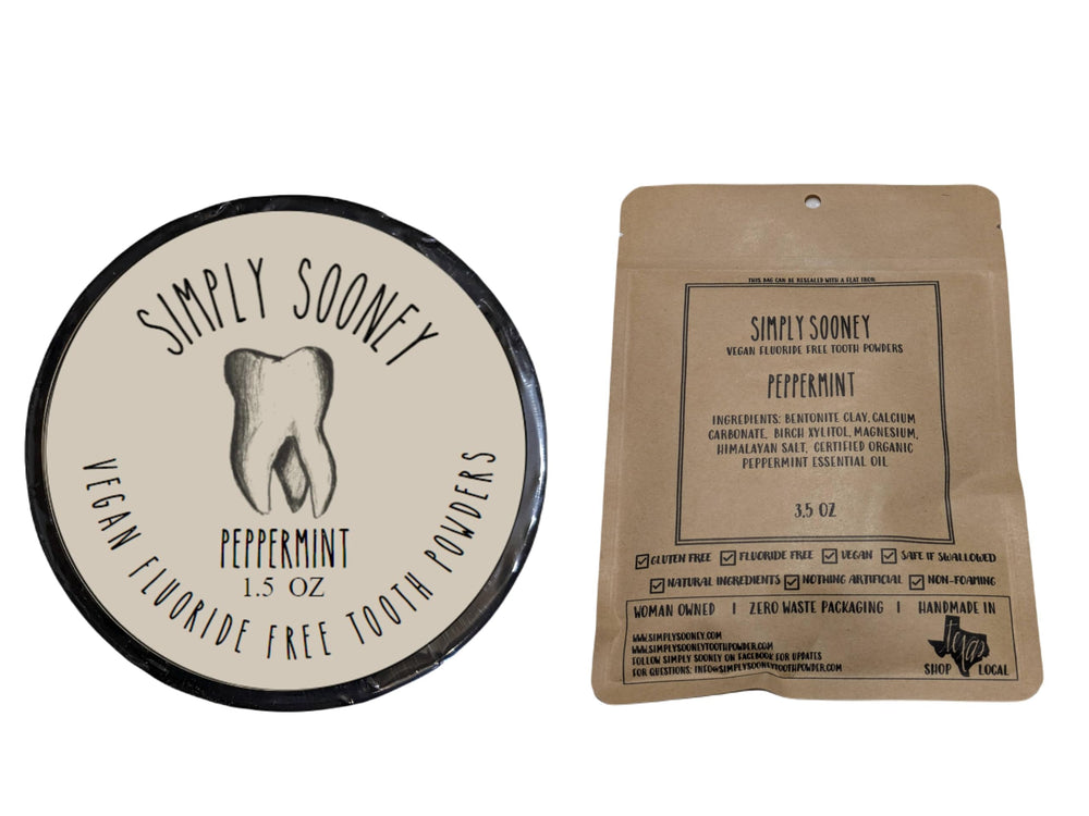 Magnesium citrate and Himalayan salt in tooth powder