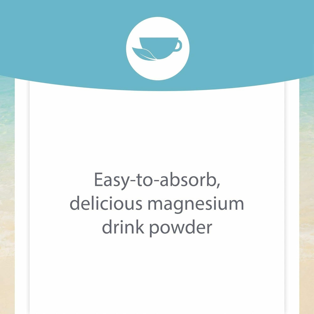 Magnesium citrate powder dissolving in warm water