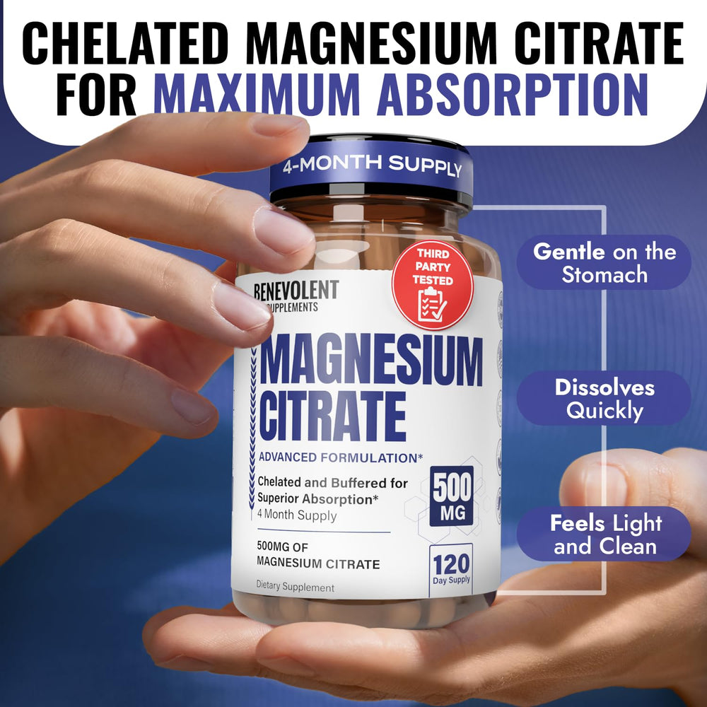 Sleep support product image with magnesium citrate
